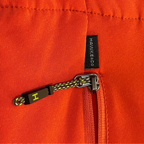 Men’s HAWKE & CO Orange Zip Up Dynamic Sport Vest - Picture 14 of 15